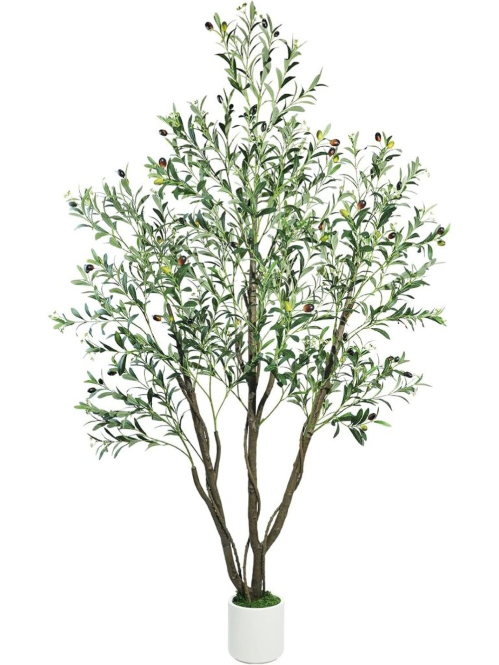 6FT Large Faux Olive Tree - Realistic Indoor/Outdoor Artificial Plant Decor